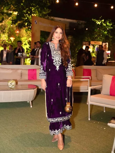 Velvet Salwar Kameez Designs Pakistani Dress for Party Wear  Nameera by  Farooq