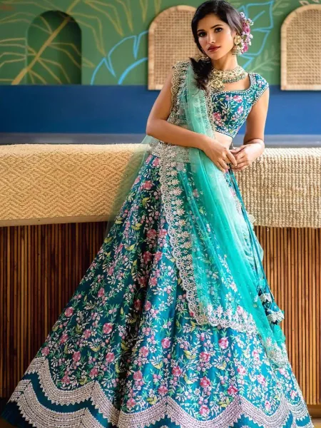 Indian Wedding Lehenga Choli for Bridal Lehenga Choli With Heavy Embroidery Work