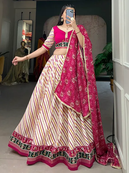 Buy Yellow Indian Wedding Lehenga With Contrast Pink Blouse With Mint Green  Chanderi Dupatta Online in India - Etsy